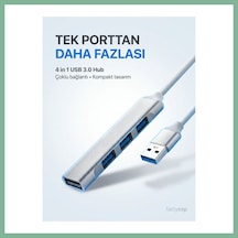 Bşkvirgo Ekd-uh60, Usb3.0 To 3xusb 2.0, 1xusb 3.0, Metal, Usb Hub Bsk2026
