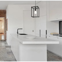 Riolight Vintage,retro,rustik Siyah 1xe27 Mutfak İçin Tekli Metal Siyah