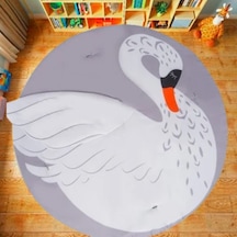 Jusso Bigger Play Mat Oyun Halısı ve Oyun Matı Kuğu 115 115 CM