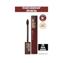 Maybelline New York Super Stay Matte Ink Likit Mat Ruj 275 Mocha Inventor