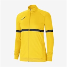 Nike W Academy 21 Knit Track Cv2677-719 Sarı Jacket Kadın Antrenman Eşofman Üstü 001