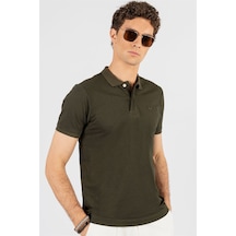 Tudors Slim Fit Dar Kesim Düz Polo Yaka Erkek T-Shirt-20791 Çok Renkli