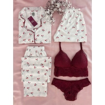 Bordo Beyaz