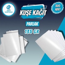 Kaliteli A4 Parlak Kuşe Kağıdı Dijital Baskı,sertifika Ve Fotoğraf Kağıdı 135gr 500 Adet 4,2 Kg