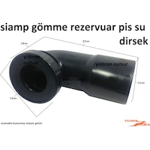 Siamp Gömme Rezervuar Pis Su Dirsek Büyük Ebat