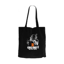 Call Of Duty Black Ops Siyah Kanvas Bez Çanta Siyah
