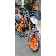Ktm Duke 125 Uyumlu Ön Koruma Demiri 2021 2023 Model Turuncu