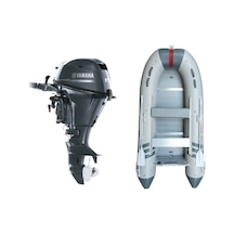 Marinport 4.00 Alüminyum Taban Şişme Bot + Yamaha 15 Hp Deniz Motoru