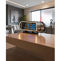 Led Dijital Masa Saati Ds3827masasaatı 12/24 Saat Ve Sıcaklık Göstergeli Çok Renkli