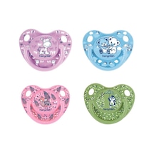 Hanymish Rainbow Silikon Damaklı Emzik No 3 Çok Renkli