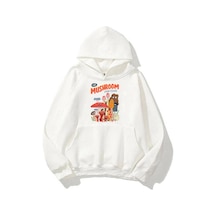 Tarzsokak Unisex The Mushroom Fan Club Beyaz Sweatshirt