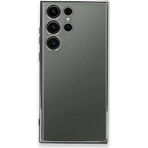 Samsung Uyumlu Galaxy S24 Ultra Kılıf Kamera Korumalı Lensli Silikon Mor