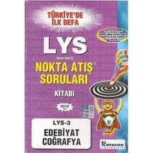 Lys 3 Edebiyat Coğrafya Nokta Atış Karacan Yayınları Karacan Açıköğretim Yayınları