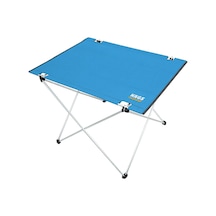 Ultralight Katlanır Kamp Masası, Piknik, Bbq, Doğa Aktiviteleri, Hiking, Plaj İçin Taşınabilir Kompakt Roll Up Outdoor Kamp Masası Büyük Boy - Mavi Diğer