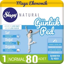 Sleepy Natural Günlük Ped Normal 80 Adet