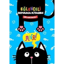 Miyav Eğlenceli Boyama Kitabım - Çıkartmalı- Doğan Çocuk