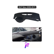 Seat Ibıza 2008-2017 Uyumlu Torpido Örtüsü Yansıma Önleyici Tam Koruma Hızlı Montaj K18 Siyah