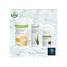 Herbalife Formül 1 Besleyici Shake Karışımı Aromalı 500 G+ Çay Ve Bitki Ekstreli Aromalı İçecek Tozu Ahududu 51 G + Herbal Aloe Konsantre İçecek 473 Ml Ahudulusadeüçlüset1m