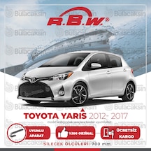 RBW Toyota Uyumlu Yaris 2012 - 2017 Ön Muz Silecek Takım