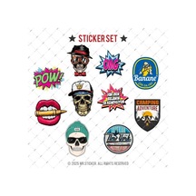 Bdls35 Küçük Boy 10lu Sticker Seti