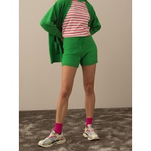 Xint Yeşil Regular Fit Triko Şort 850916