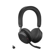 Jabra Evolve2 75 USB-C Stereo MS Teams Siyah Kablosuz Kulaklık