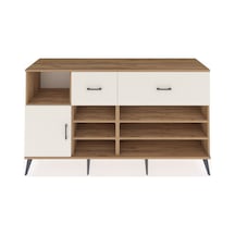 Kronos Konsol 6 Raflı 2 Çekmeceli Tek Kapaklı 176x59x99 Çam-ayta Çam-aytaşı