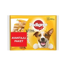 Pedigree Pouch Multipack Çeşitleri Köpek Maması 4 X 100 G 5'li Avantaj Paketi Mıchu