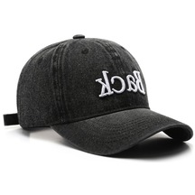 Yyp-aka Siyah Retro Sivri Şapka Açık Hava Güneş Koruma Beyzbol Şapkası