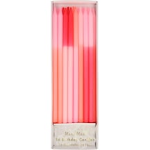 Meri Meri - Pink Colour Block Candles - Pembe Blok Mumlar