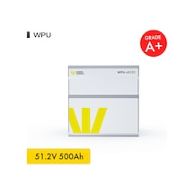 Werer Energy 51,2V 500Ah 26.8kW LiFePO4 WPU Series Bluetooth’lu Lityum Demir Fosfat Akü