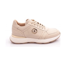Dgn 6201 Erkek Bağcikli Sneakers Ayakkabi Bej