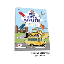 Çocuk Akademi Kes Boya Yapıştır - Taşıtlar