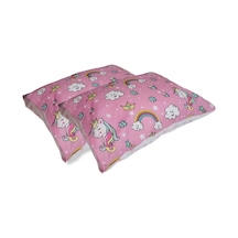 Pamuklu 2'Li Çok Renkli Bebek Yastık Kılıfı 35X45 CM