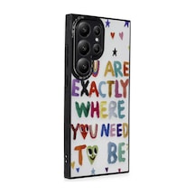 Newface Samsung Galaxy S24 Ultra Kılıf Mirror Desenli Kapak - Mirror - 10 Çok Renkli