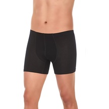 6 Adet Yıldız Erkek Bambu Boxer Short Siyah 321