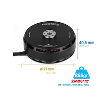 T-motor Mn1015 70kv Brushless Fırçasız Brushless Fırçasız Uav Motor Multikopter Multi-rotor Quadcopter Hexacopter Drone Motoru