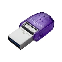 Datatraveler Microduo 3c Usb Bellek 256gb Usb Gen 3 Type-c Ve Type-a - Dtduo3cg3/256gb, Mor + Gümüş