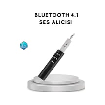 Mini Bluetooth Ses Alıcısı 3.5mm Girişli Kablosuz Müzik Adaptörü