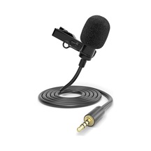 Akıllı Telefon Ve Tabletler İçin Lv-1 Yaka Mikrofonu 3,5mm Mic Canlı Yayın, Röportaj, Toplantı Youtube İçin Mükemmel