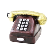Ankesörlü Telefon Vintage Dekoratif Biblo 9.5x9.5cm Reçine
