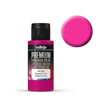 Vallejo 62036 60 Ml. Magenta Fluorescent, Premium Rc Color Serisi Model Boyası Renkli