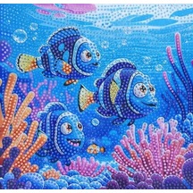 5d Elmas Taş İşleme Kiti Tablo 25x25 Cm - Diamond Painting Set - Dıy Kiti Mtx17355