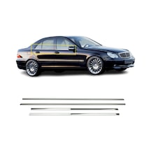 Mercedes C Klasse W203 Krom Cam Çıtası 4 Parça 2001 2007 Arası P