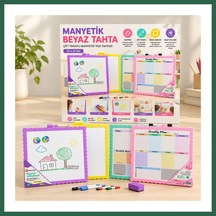Bezos Manyetik Yazı Tahtası Bzs01 Çok Renkli