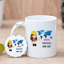 Harita Mühendisi Kupa Bardak Ve Anahtarlık