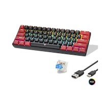 Mekanik Rgb Klye Blue Switch - Siyah Kırmızı Mf1701br