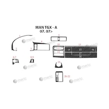 Man Tgx-torpido Kaplama 2007 22 Parça Karbon
