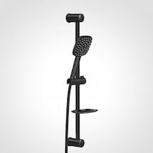 Valtemo Aqua Jet Black Sliding Duş Seti Siyah