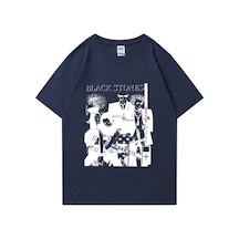 Flood Of Style Sıcak Nana Anime Grafik Hoş Tişört Erkek Kadın Moda Harajuku Streetwear Üstleri Büyük Boy % 1 Lacivert